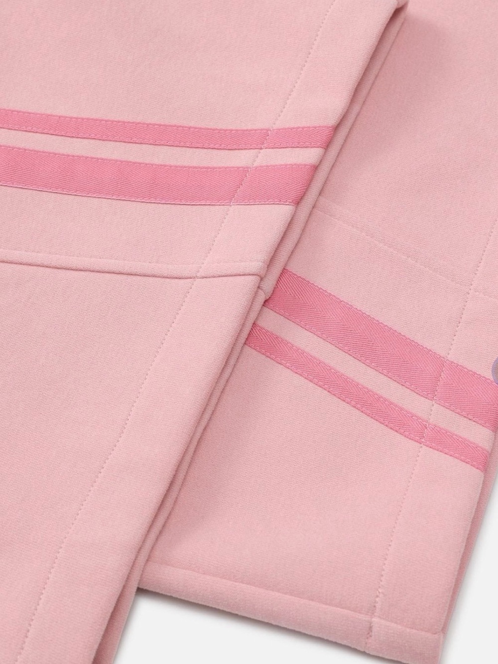 Aelfric Eden Pink Striped Drawstring Waist barrel sweatpants - Picture 9 of 16